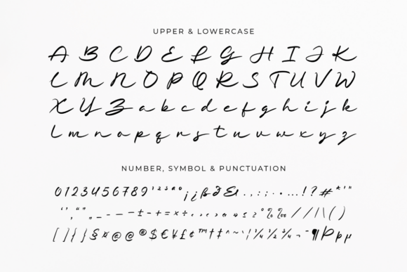 Loving Signature Font PNG with transparent background - Preview 6
