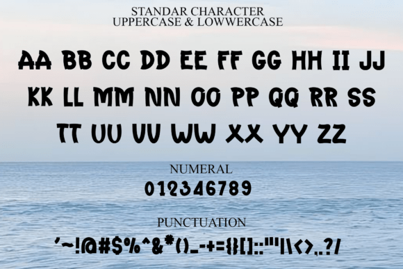 Mega Stone Font PNG with transparent background - Preview 6