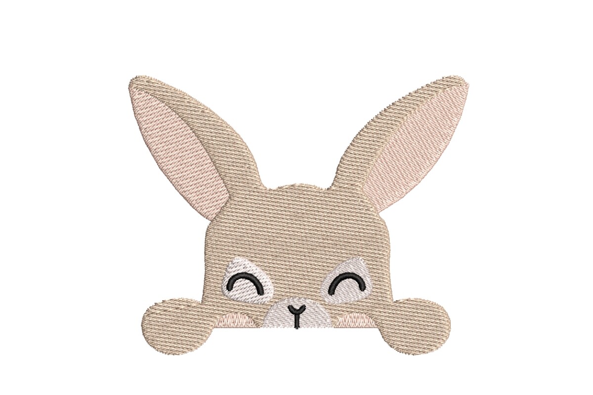 Peeking Bunny Embroidery
