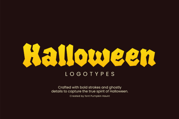 Pumpkin Haunt Font PNG with transparent background - Preview 2