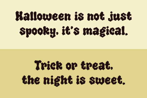 Pumpkin Haunt Font PNG with transparent background - Preview 5