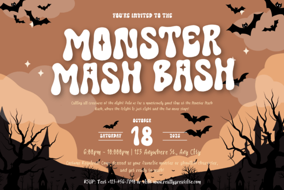 Retro Witch Font PNG with transparent background - Preview 3
