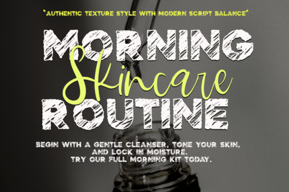 Rustic Grace Font PNG with transparent background - Preview 5