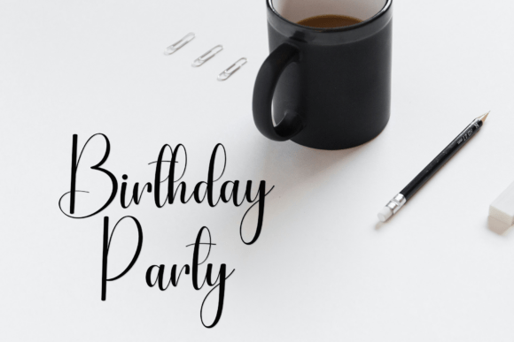 Samantha Handwriting Font PNG with transparent background - Preview 3
