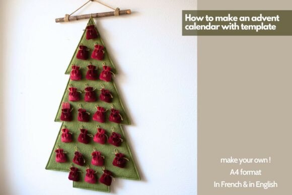 Advent Calendar - Tree Shaped - Sewing