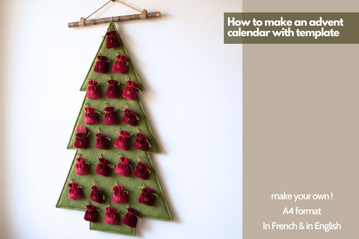 Advent Calendar - Tree Shaped - Sewing