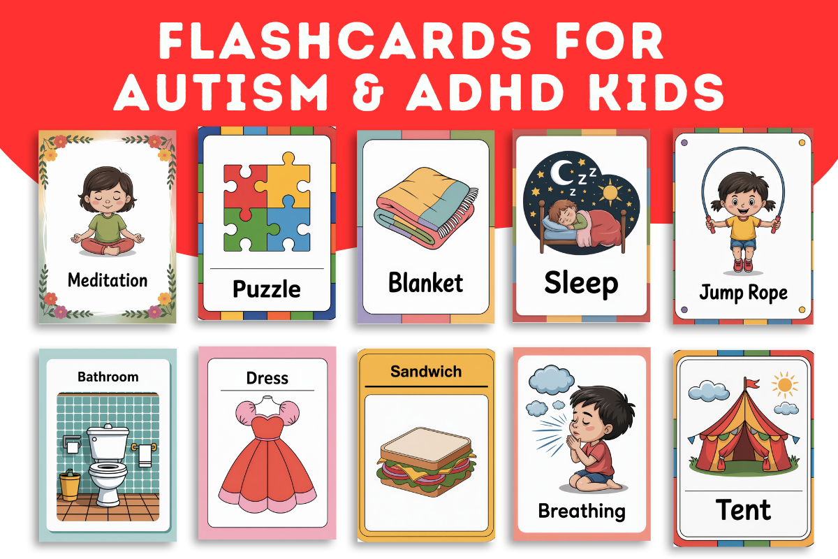 Autism & ADHD Kids Flashcards