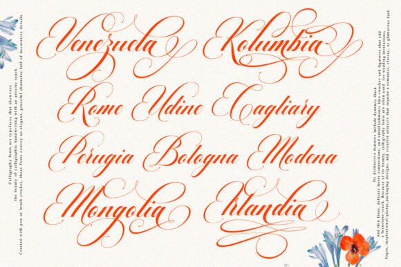 Barlimena Font PNG with transparent background - Preview 3