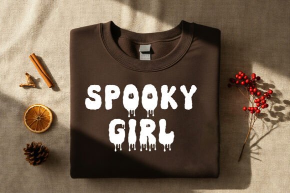 Booo Dripping Font PNG with transparent background - Preview 3