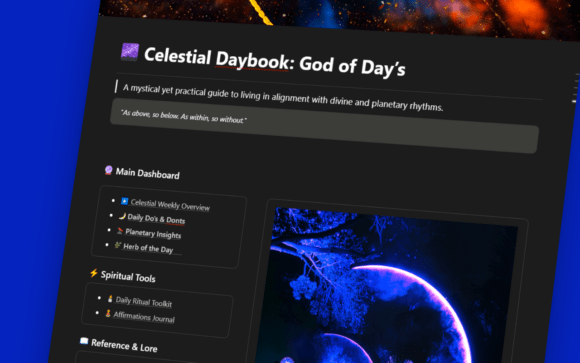 Celestial Daybook God Of Days Graphics