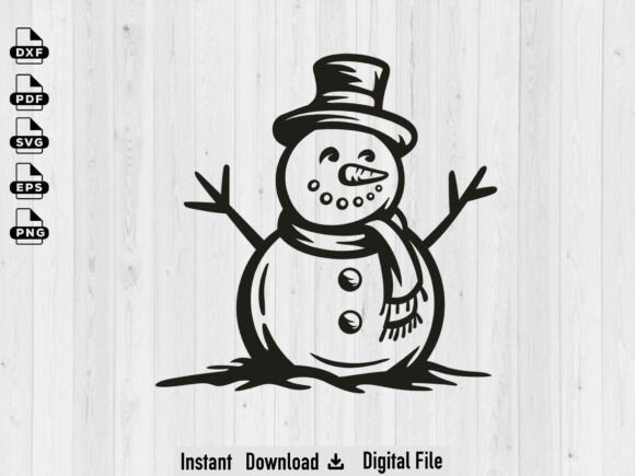 Christmas Snowman SVG, Christmas Gift