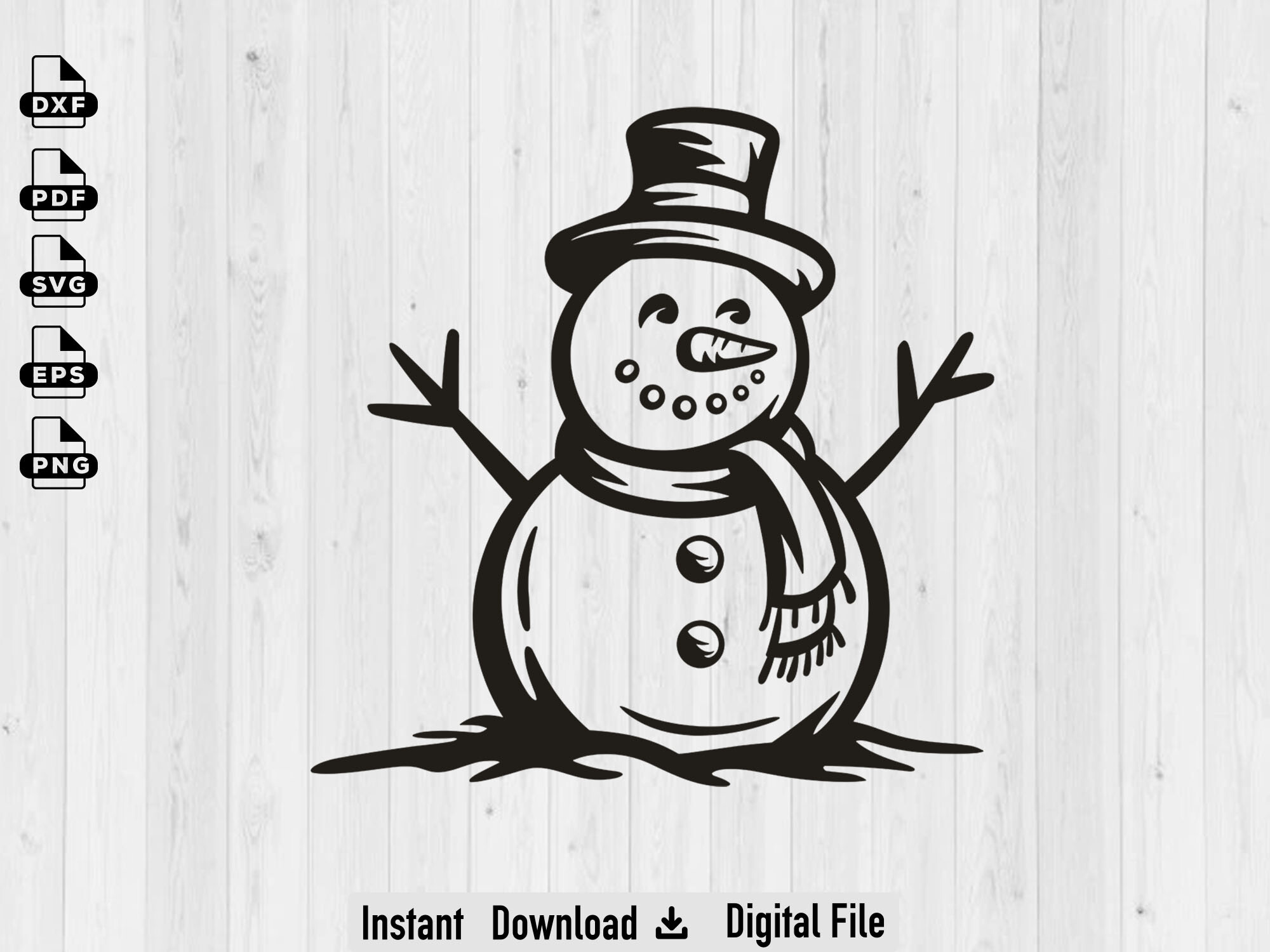Christmas Snowman SVG, Christmas Gift