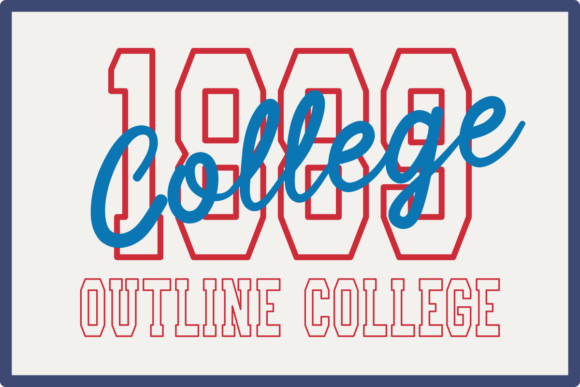 College the Holiday Font - Preview 3