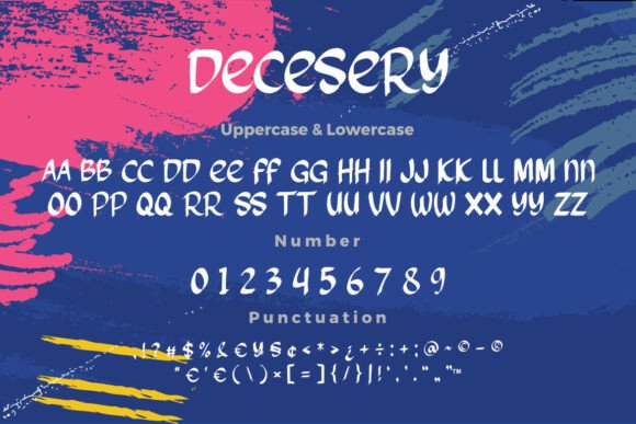 Decesery Font - Preview 5