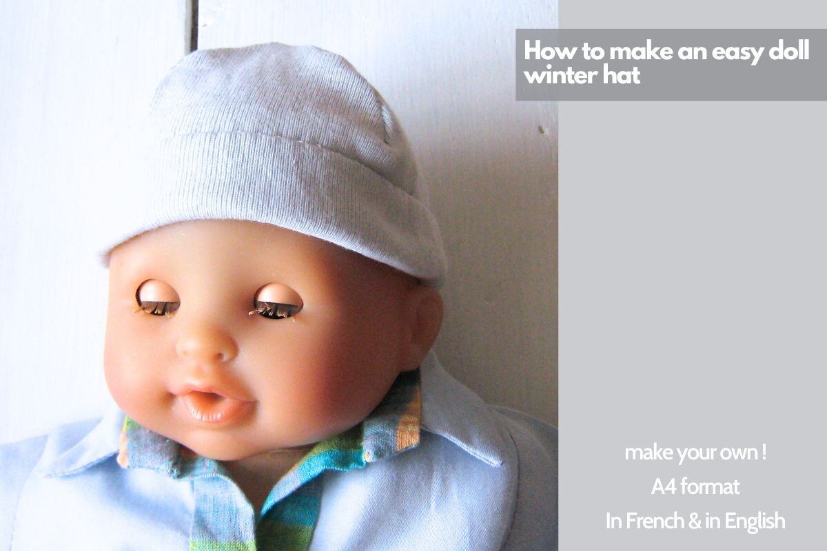 Doll Hat Sewing Pattern & DIY