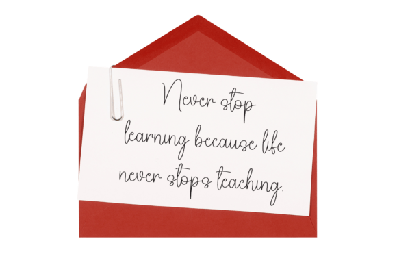 Fathery Font PNG with transparent background - Preview 2