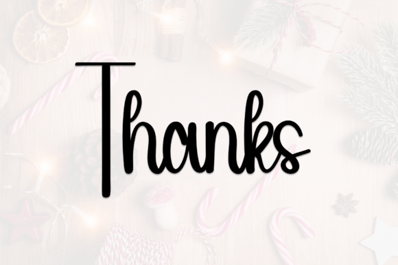 Happy Christmas Font - Preview 4