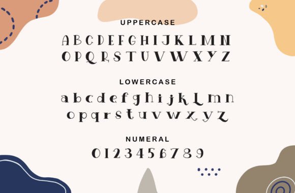 Hollow Charm Font PNG with transparent background - Preview 6