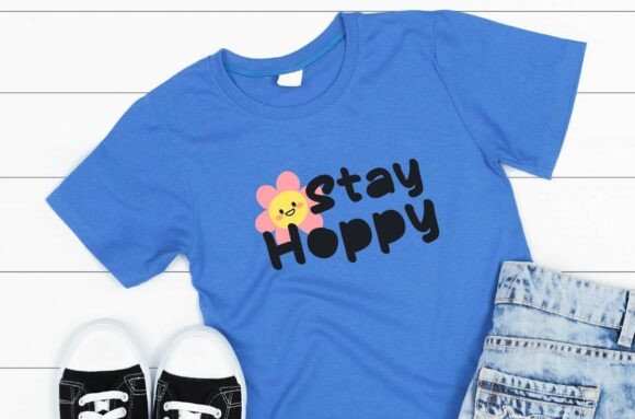 Hoppy Letters Font PNG with transparent background - Preview 4