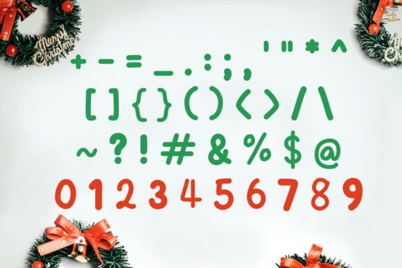 Jingle Bells Font - Preview 2