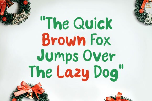 Jingle Bells Font - Preview 3