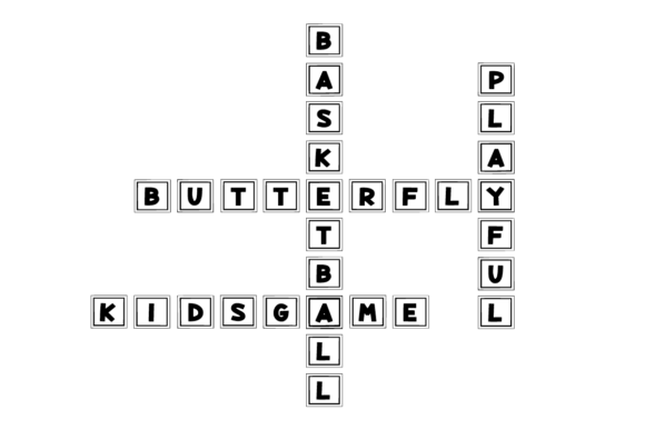 Kids Alphabet Font PNG with transparent background - Preview 2