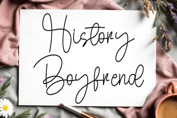 Magnolia Beautiful Font PNG with transparent background - Preview 4
