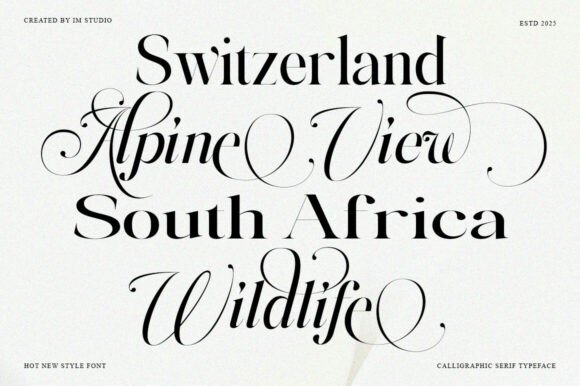 Megivia Font PNG with transparent background - Preview 3