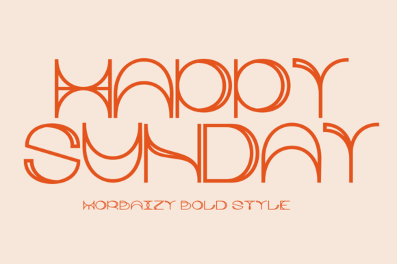Morbaizy Family Font PNG with transparent background - Preview 1