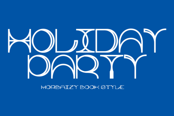 Morbaizy Family Font PNG with transparent background - Preview 2
