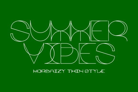 Morbaizy Family Font PNG with transparent background - Preview 3