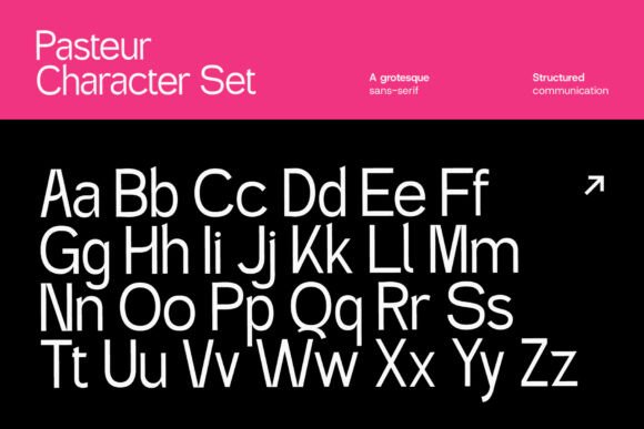 Pasteur Font PNG with transparent background - Preview 2
