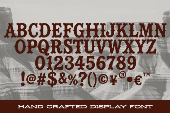 Rapid City Font PNG with transparent background - Preview 1