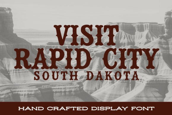 Rapid City Font PNG with transparent background - Preview 2