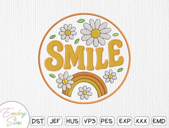 Retro Daisy Rainbow