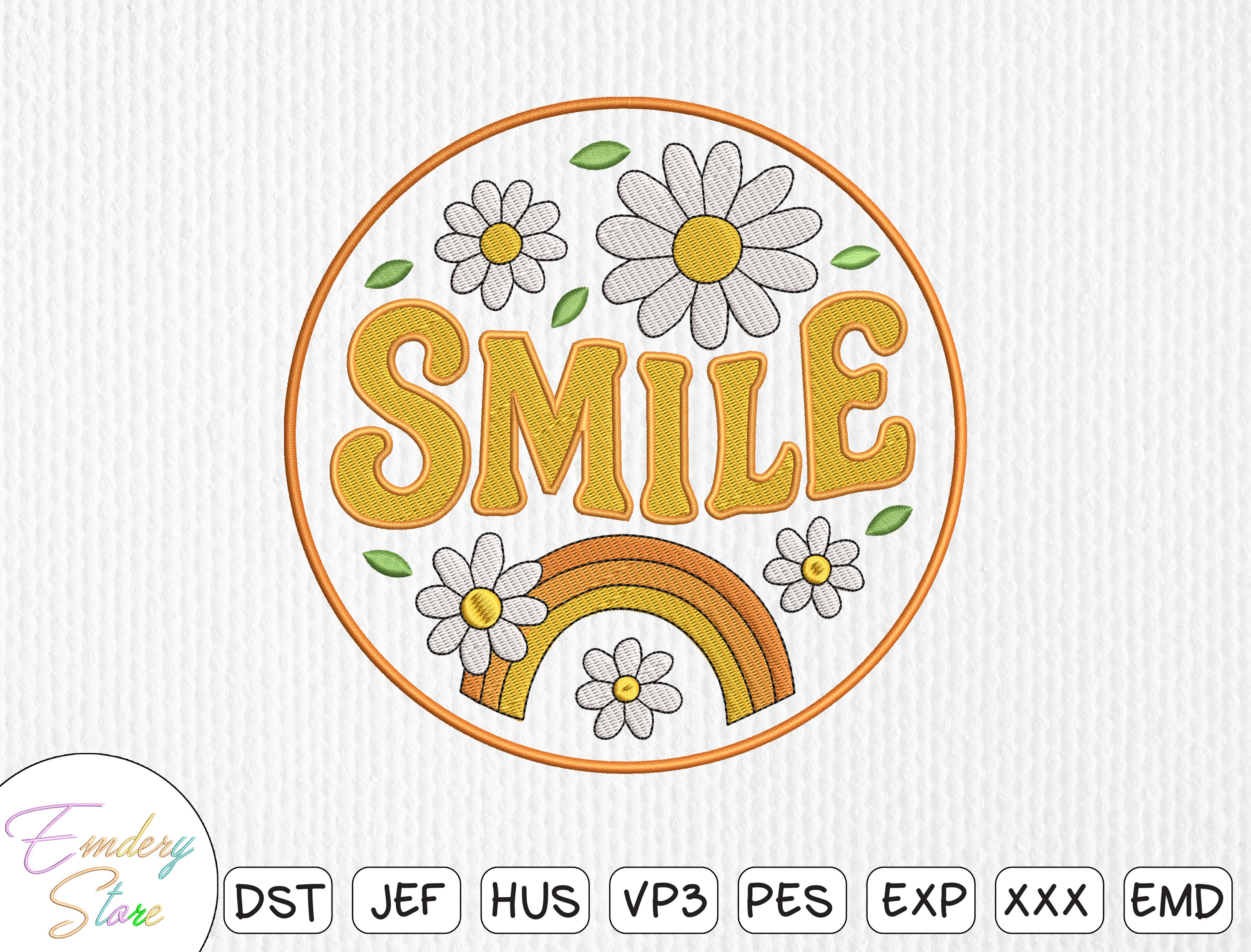 Retro Daisy Rainbow