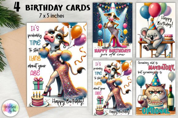 Sarcastic Birthday Cards Printable