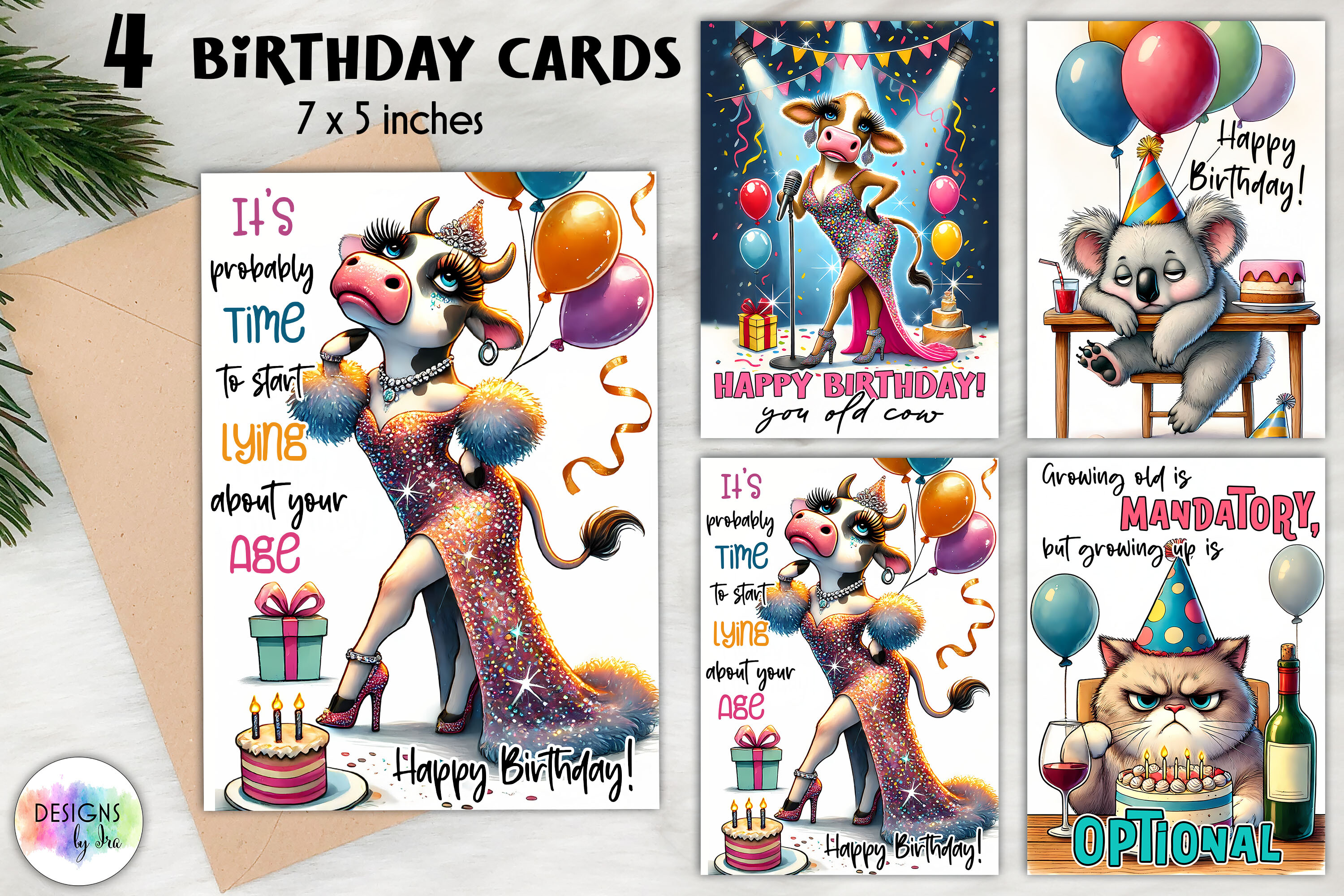 Sarcastic Birthday Cards Printable