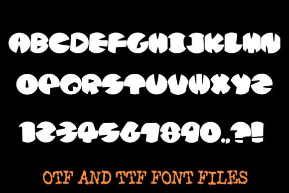 Sci-fi Chunk Font PNG with transparent background - Preview 1