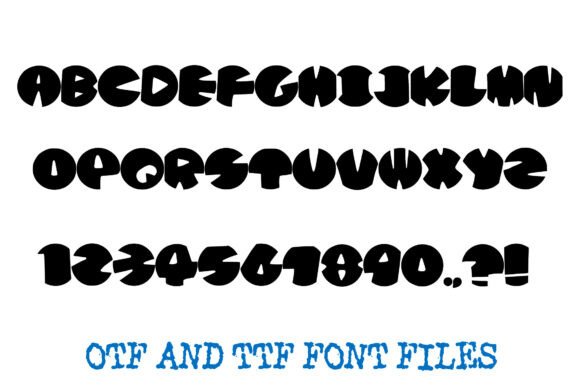 Sci-fi Chunk Font PNG with transparent background - Preview 2