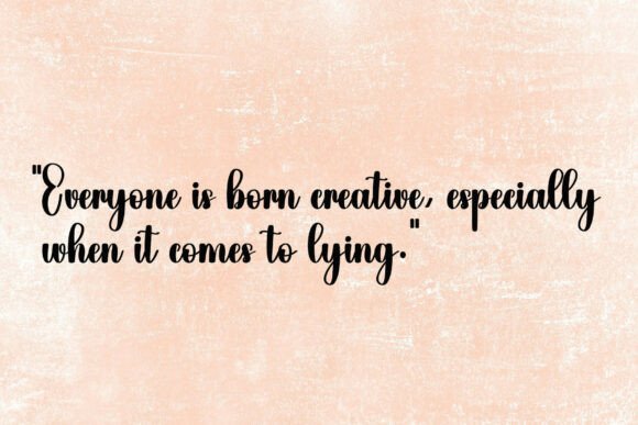 Single Beauty Font PNG with transparent background - Preview 3