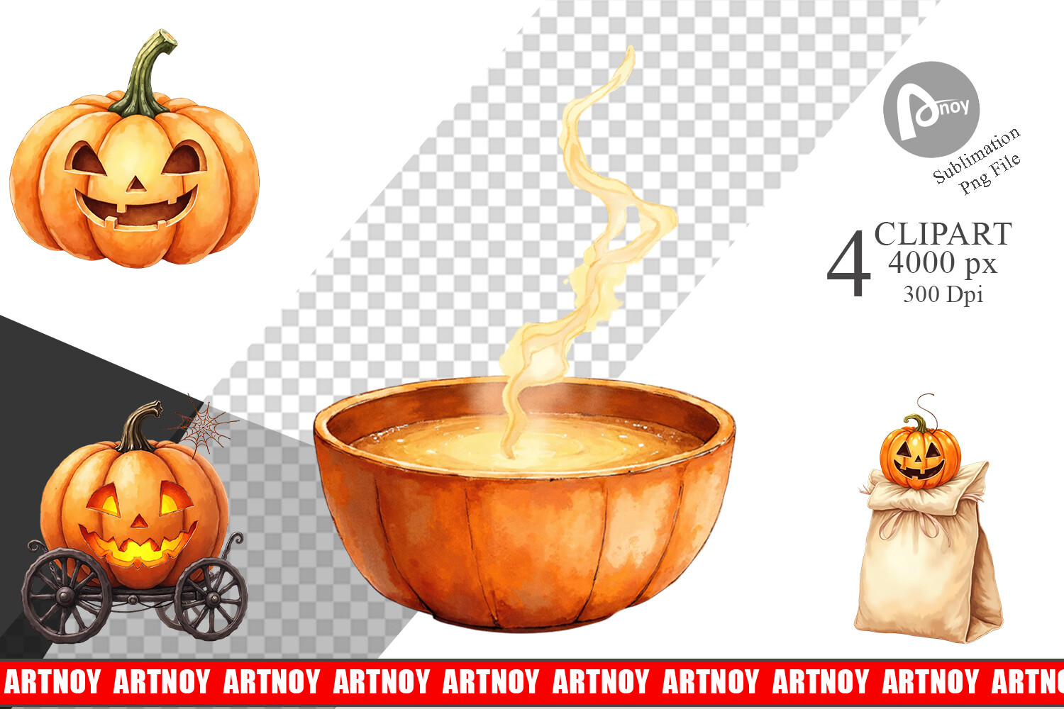 Vintage Jack O Lantern Clipart
