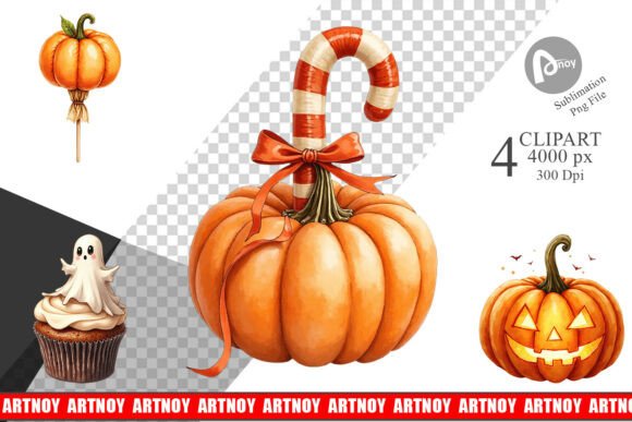 Vintage Jack O Lantern Clipart