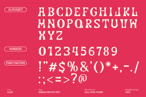 Aldo Font - Preview 2
