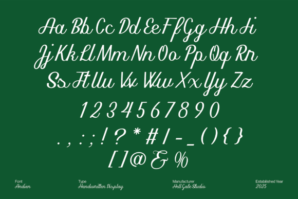 Andien Font - Preview 2