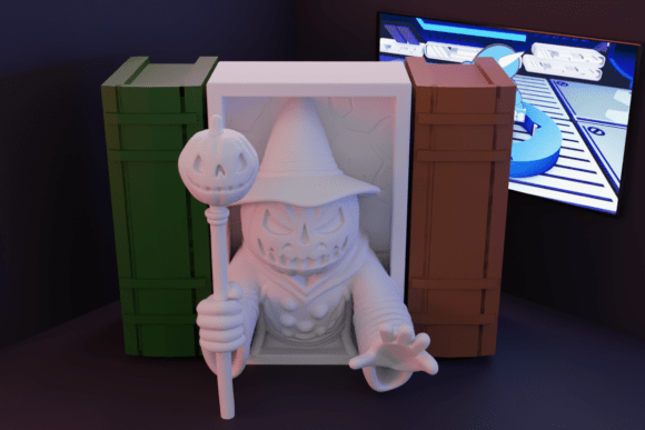 Cute Halloween Pumpkin Trio STL - 3D Printable Collectible - Image 13