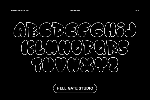 Bamble Font PNG with transparent background - Preview 2
