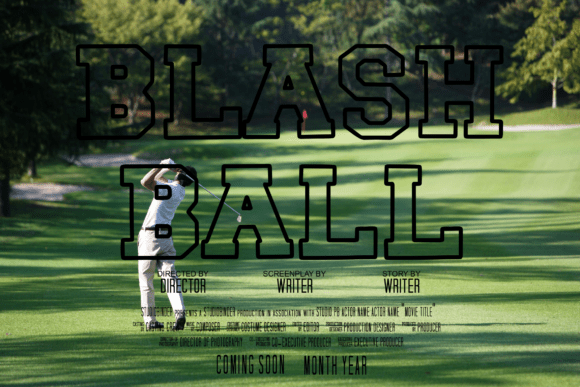 Blocksmith Outline Font - Preview 6