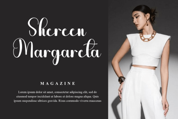 Blue Magnolia Font - Preview 1