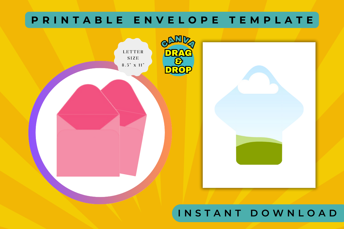 Canva Frame Envelope Template